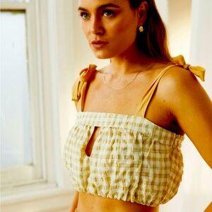 Revolve | Monn Ren | New! Lucille Crop Top Size 8